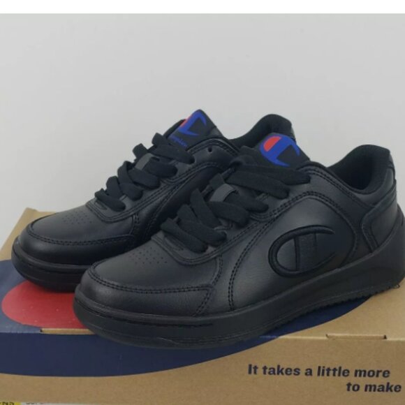 Champion Womens Super C Classic Court Sneakers 1432454 Lace Up Black Size 7.5 - Picture 6 of 6